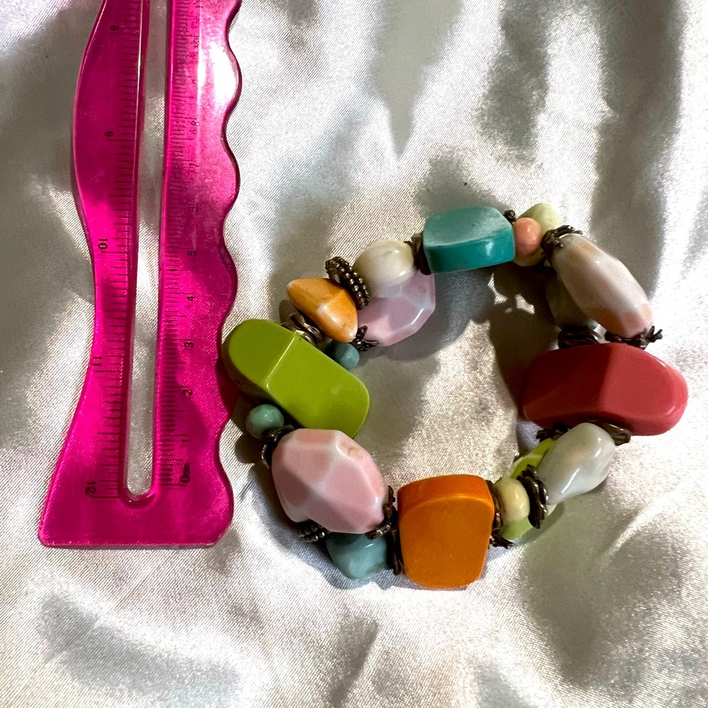 Chunky Colourful Bracelet - Picture 3 of 4